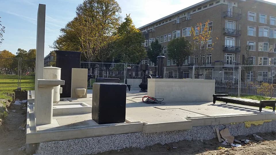 Georges Perec - 11 Rue Crubellier in de maak op het Stadionplein
