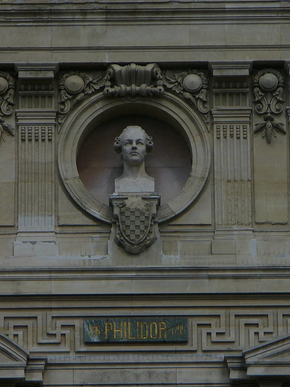 François-André Danican Philidor - Buste de Philidor au palais Garnier à Paris