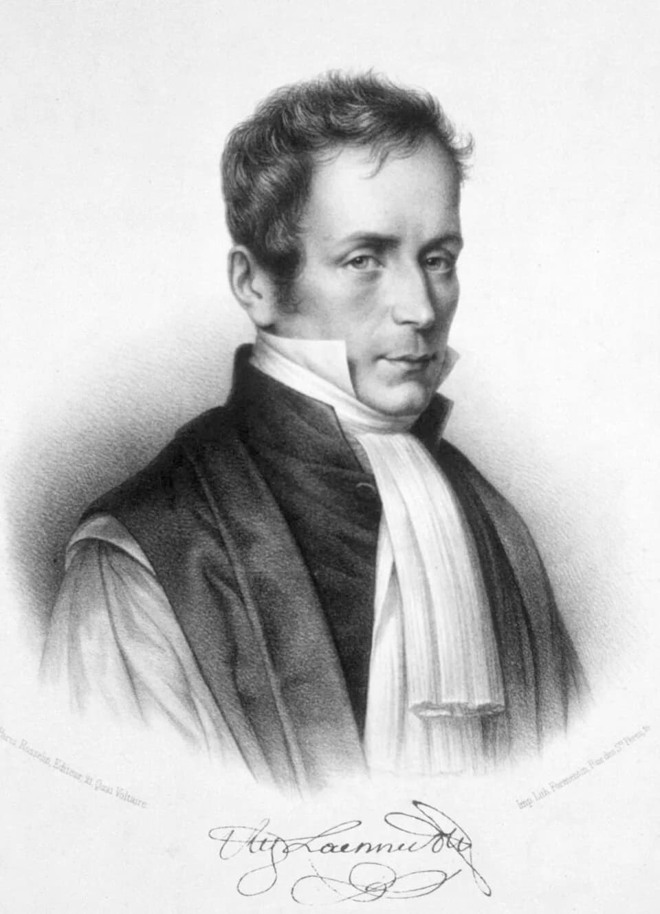 René Laennec - René-Théophile-Hyacinthe Laennec (1781 – 1826) French physician and inventor of the stethoscope.
