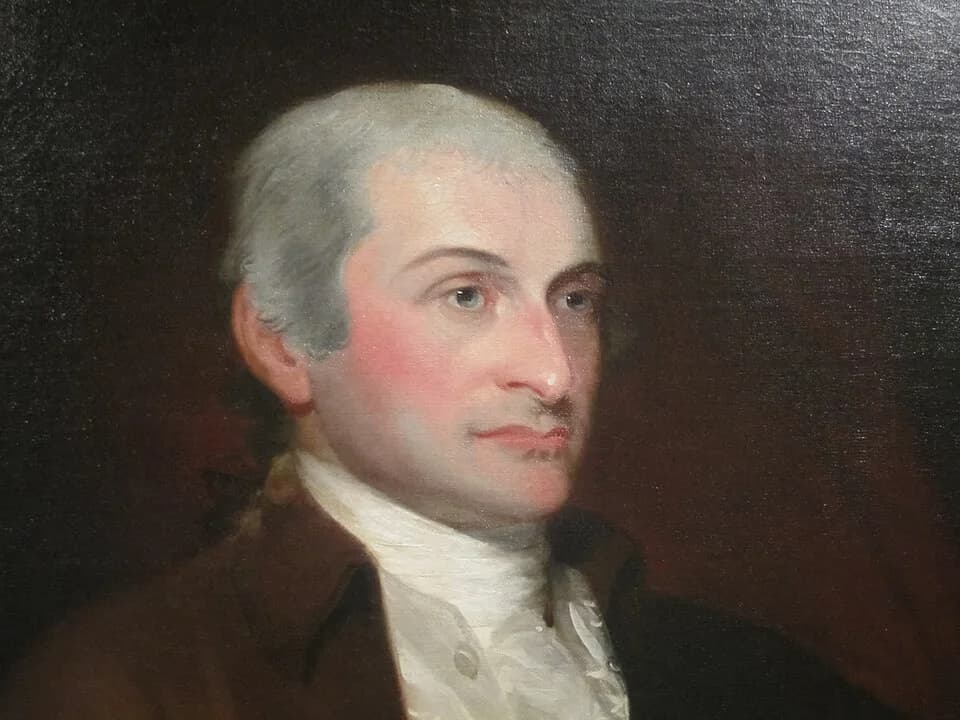 John Jay - I took photo with Canon camera of John Jay photo at National Portrait Gallery. Public domain.
