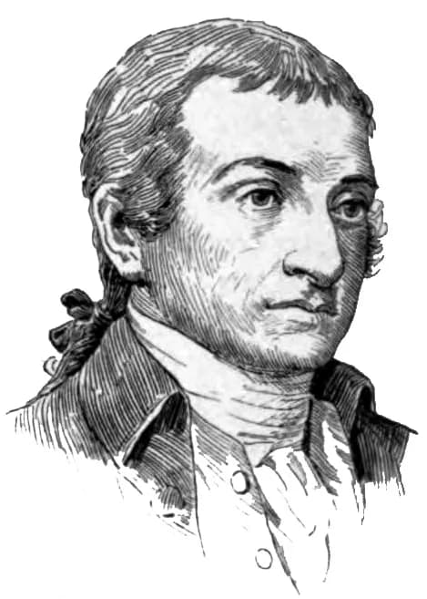 John Jay - Portrait drawing of American Revolutionary War statesman and 1st U.S. Supreme Court chief justice John Jay
