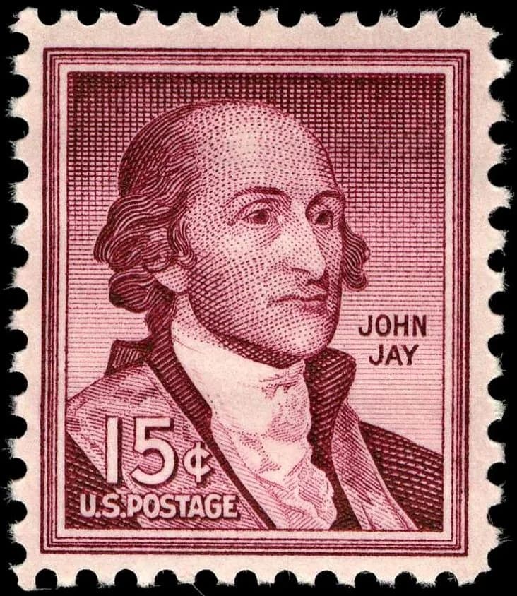 John Jay - Image of US Postage stamp depicting John Jay