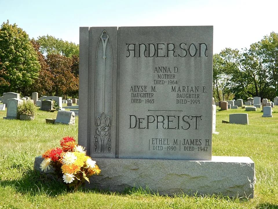 Marian Anderson - Eden Cemetery
Grave of singer and activist Marian Anderson