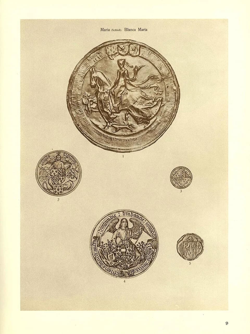 Mary of Burgundy - This is a scan of the historical document: