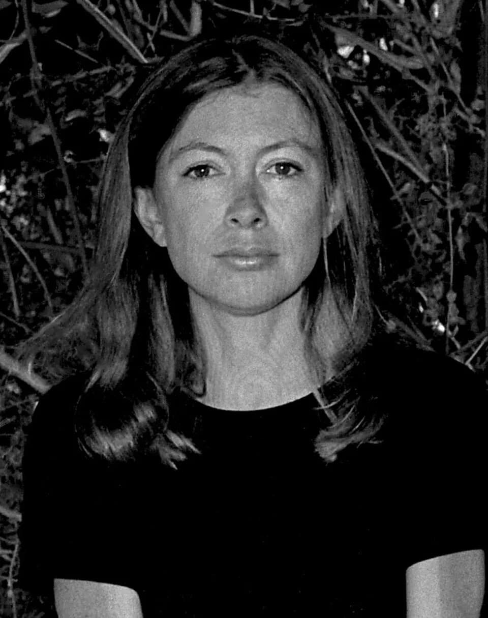 Joan Didion - Author Joan Didion in Los Angeles on August 2, 1970