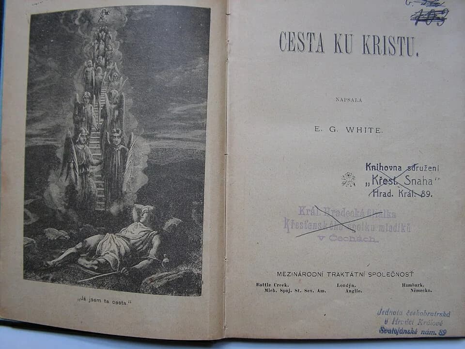 Ellen G. White - První české vydání knihy E.G. Whiteové z roku 1894