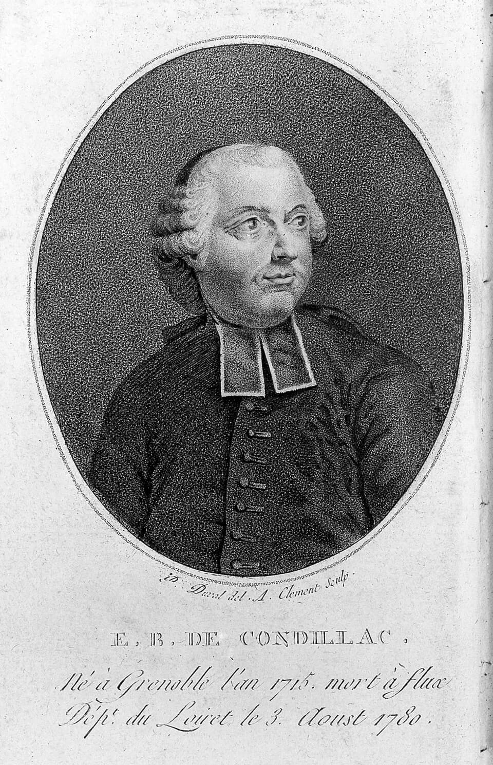Étienne Bonnot de Condillac - Portrait of E.B. de Condillac.

Rare Books
Keywords: Etienne Bonnot de Condillac