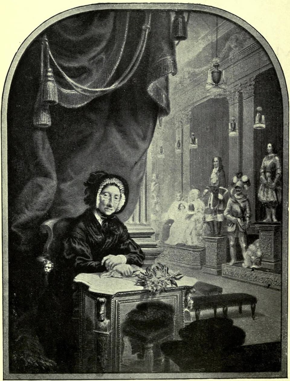 Marie Tussaud - Madame Tussaud at the age of 85.