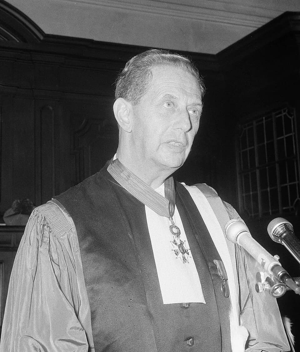 André Lwoff - Prof. dr. Andre Lwoff (Nobelprijswinnaar in de Geneeskunde 1965)