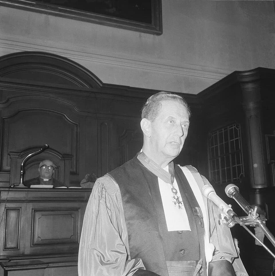 André Lwoff - Collectie / Archief : Fotocollectie Anefo
Reportage / Serie : [ onbekend ]
Beschrijving : Prof. dr. Andre Lwoff (Nobelprijswinnaar in de Geneeskunde 1965)
Datum : 2 februari 1966
Persoon
