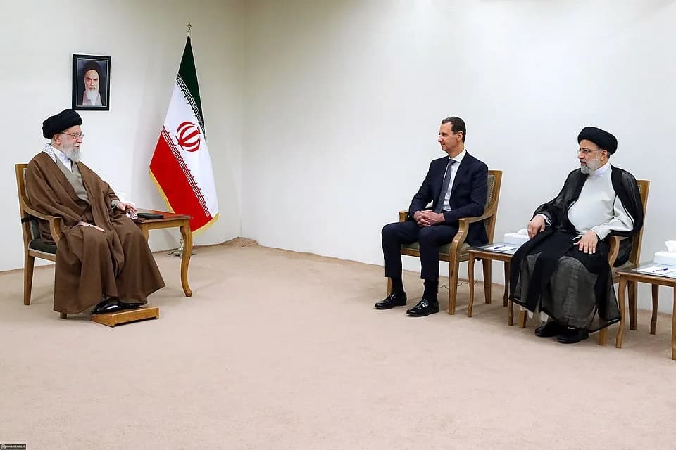 Ebrahim Raisi - During his visit to Iran, Syrian President Bashar al-Assad met with Iranian leader Seyyed Ali Khamenei