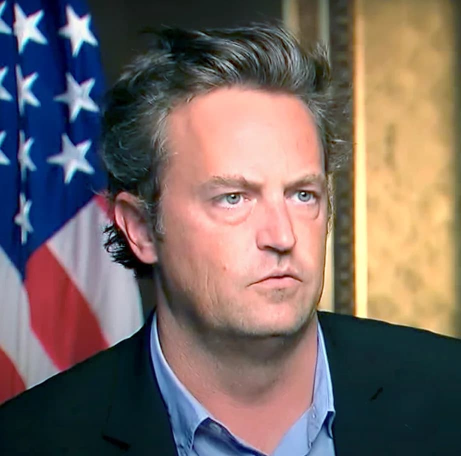 Matthew Perry - Frame grab from https://en.wikipedia.org/wiki/File:Matthew_Perry_Office_of_National_Drug_Control_Policy_The_White_House.theora.ogv