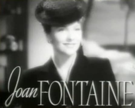 Joan Fontaine - Cropped screenshot of Joan Fontaine from the trailer for the film The Women.