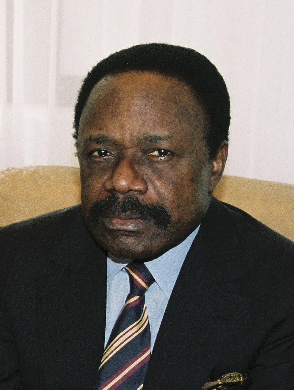 Omar Bongo - Egon KLEPSCH EP President, meets with Omar BONGO, thePresident of Gabon in Brussels on February 20, 1993.
