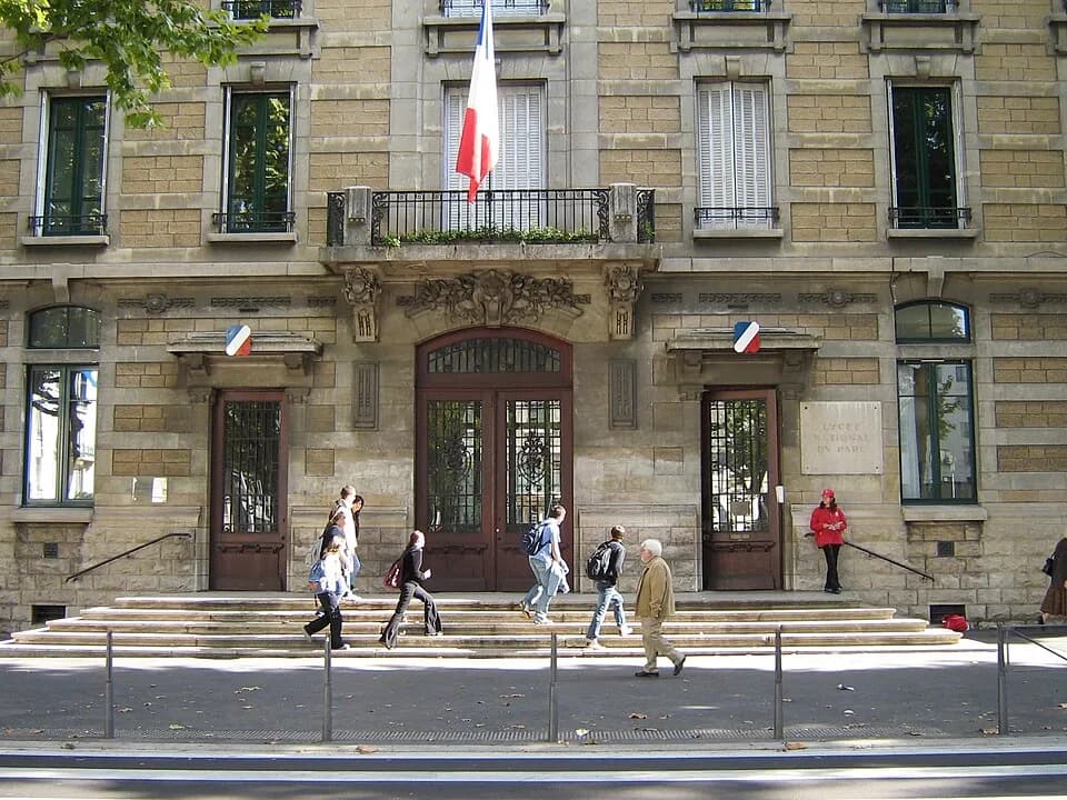 Louis Althusser - Entrée du Lycée du Parc à Lyon.