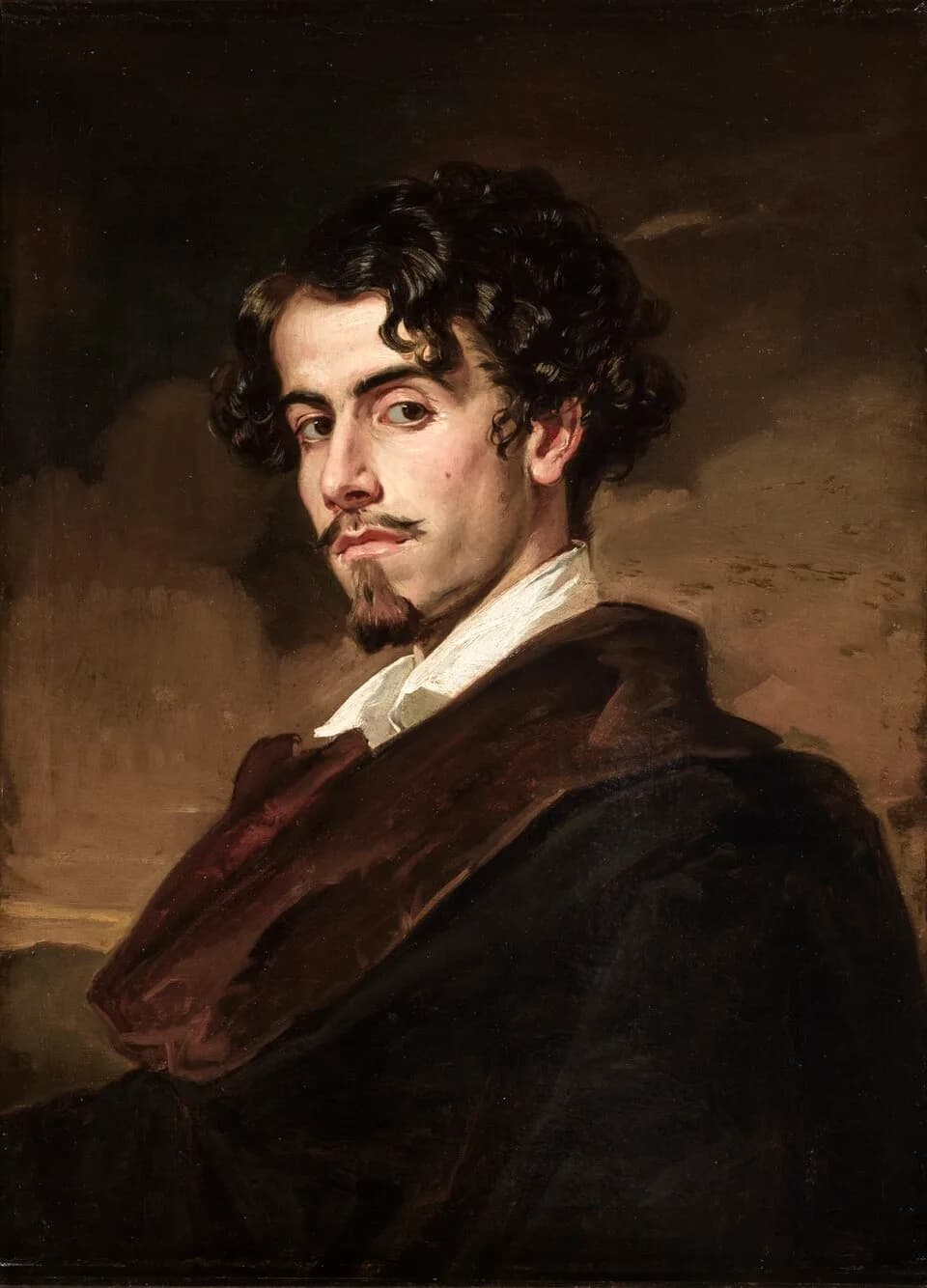 Gustavo Adolfo Bécquer - Retrato del poeta romántico español Gustavo Adolfo Bécquer (1836-1870), nacido en Sevilla.