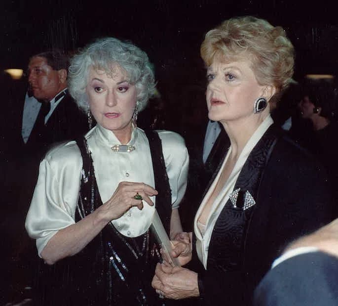 Angela Lansbury - Photo taken at the 41st Emmy Awards 9/17/89 - Permission granted to copy, publish or post but please credit "photo by Alan Light" if you can