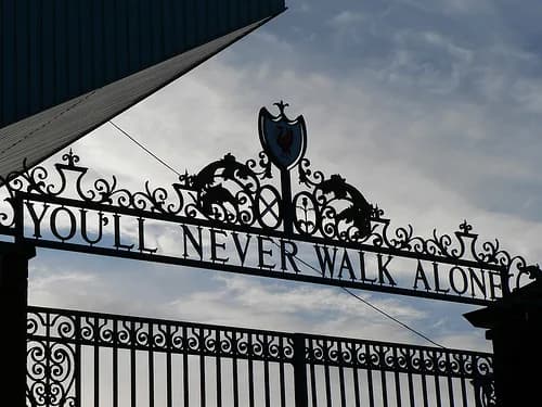 Bill Shankly - "You'll Never Walk Alone", Shankly Gates, Anfield.
