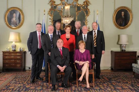 Alex Salmond - The cabinet of the 4th Scottish parliament, in May 2011