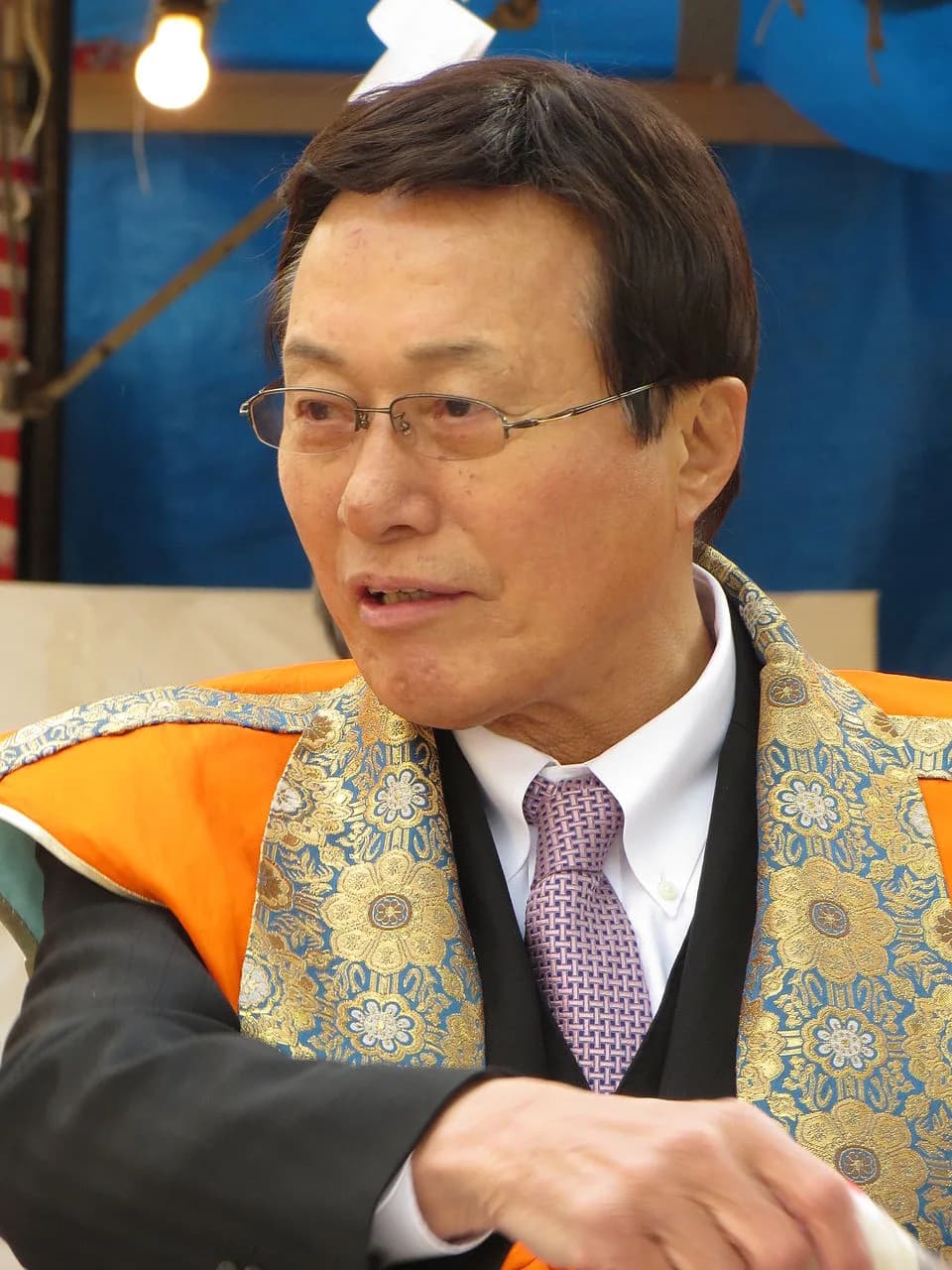 Kunishige Kamamoto - Kunishige Kamamoto in Hattori Tenjin-gu, Toyonaka, Osaka.