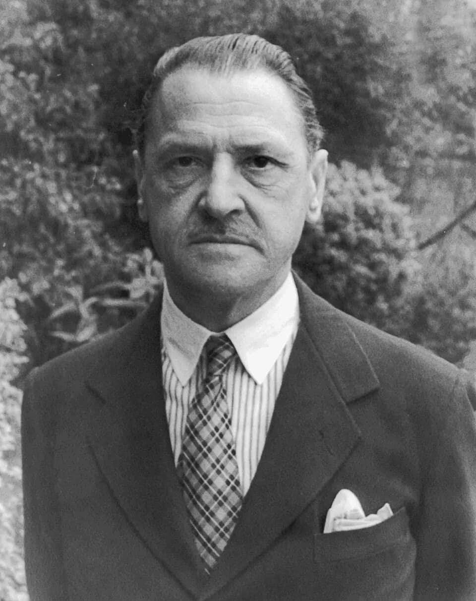 Len Deighton - Portrait of William Somerset Maugham
