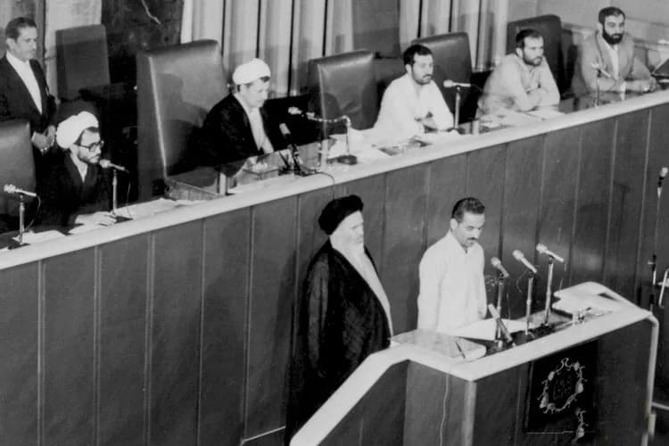 Mohammad-Ali Rajai - President Rajaei Inauguration at Majlis
