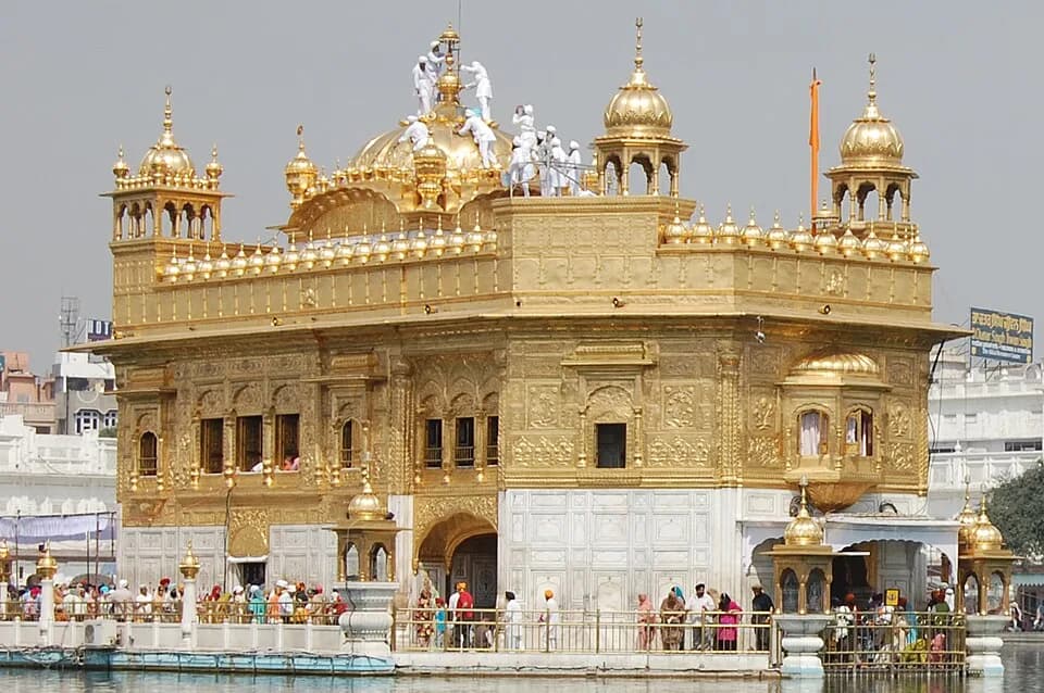 Amrita Pritam - The Harmandir Sahib (Golden Temple) in Amritsar, India.