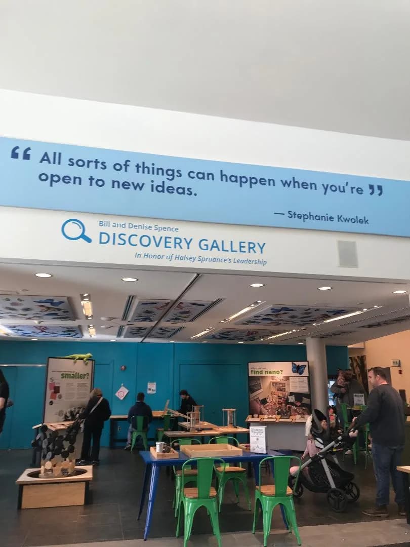 Stephanie L. Kwolek - A quote by Stephanie Kwolek, photographed in 2024 inside the Delaware Museum of Nature &amp; Science.