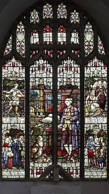 William Cowper - St Nicholas Church, Dereham, Norfolk - Window Depicting William Cowper