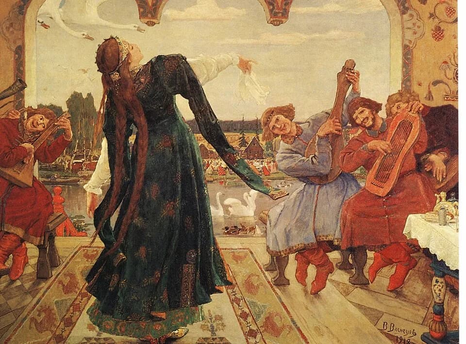 Viktor Vasnetsov - C. Vasnetsov. Frog princess. She is a frog. 1918