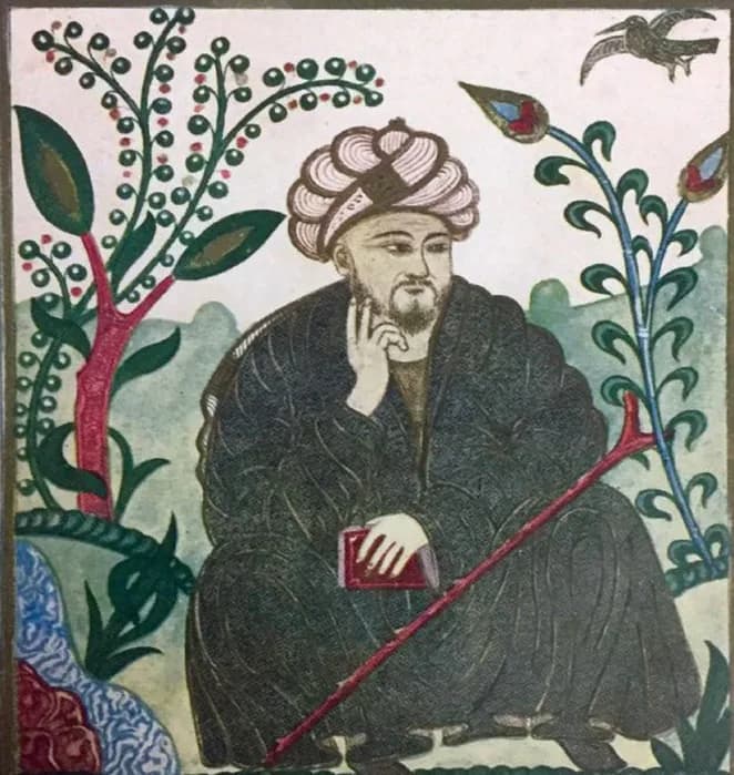 Leo Strauss - Old picture of Al-Farabi, great philosopher and musician.