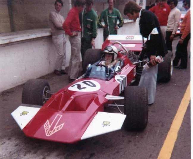 John Surtees - Photo taken July 17, 1970 at Brands Hatch by Barry Boor.  Copyright is held by Barry Boor who has kindly allowed their use on Wikipedia.  I have cleared up the copyright issues with Mr.