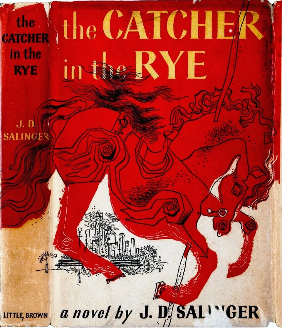 J. D. Salinger - First-edition cover of The Catcher in the Rye (1951) by the American author J. D. Salinger.
