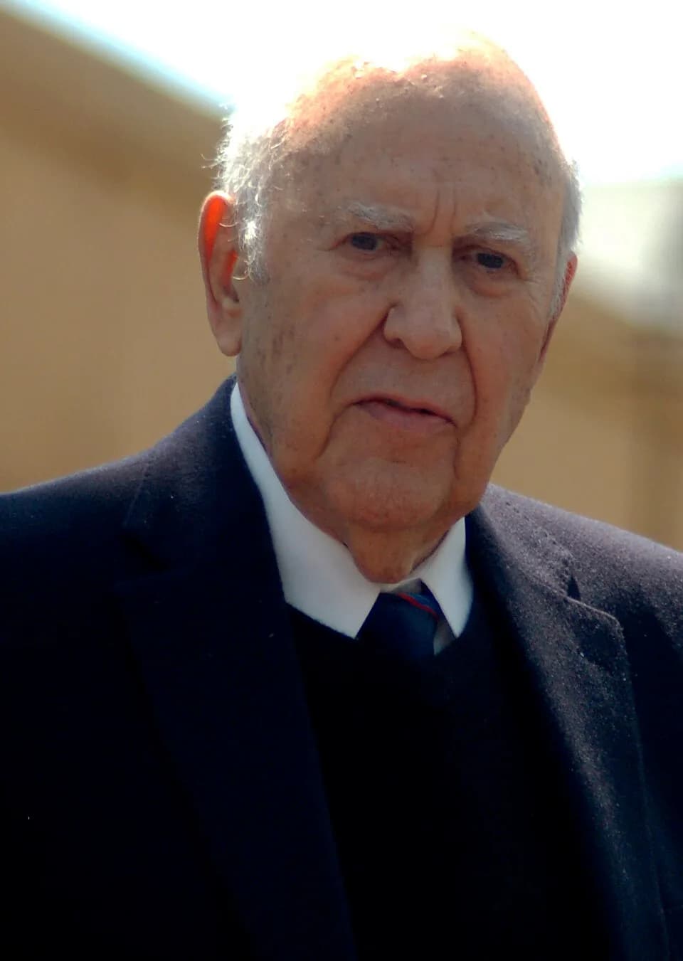 Carl Reiner - Carl Reiner speaking at a ceremony for Mel Brooks to receive a star on the Hollywood Walk of Fame.