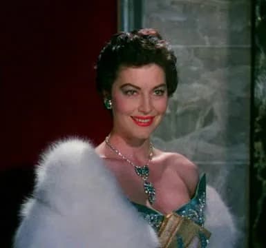 Ava Gardner - Screenshot of Ava Gardner from the trailer for the film The Barefoot Contessa.