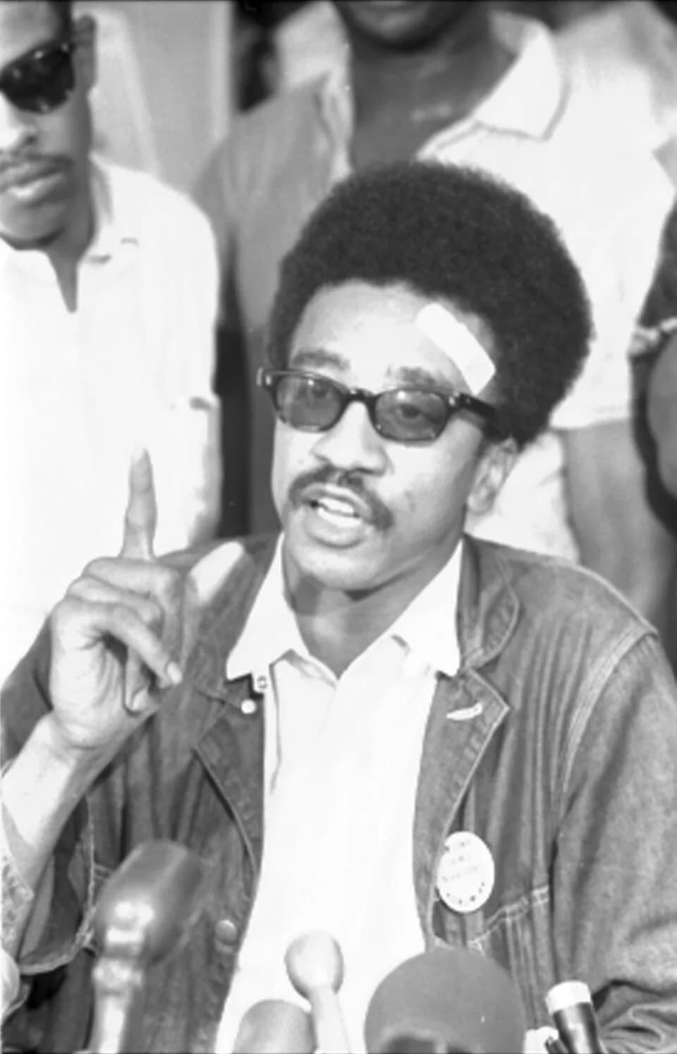 Spiro Agnew - Library of Congress description: "H. Rap Brown, SNCC [i.e., Student Nonviolent Coordinating Committee], news conf[erence]"