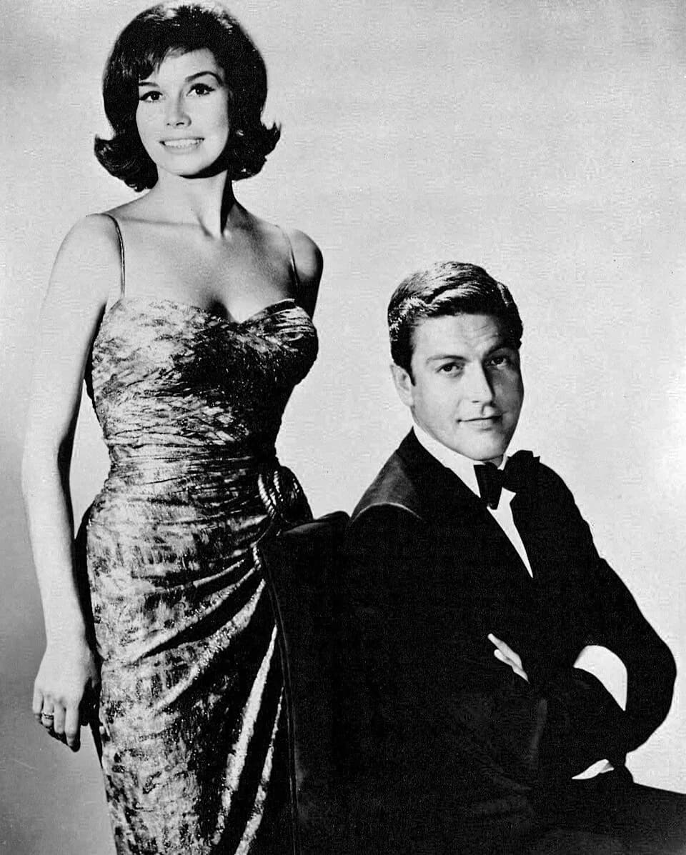 Mary Tyler Moore - Promotional photo of Mary Tyler Moore and Dick Van Dyke from The Dick Van Dyke Show.