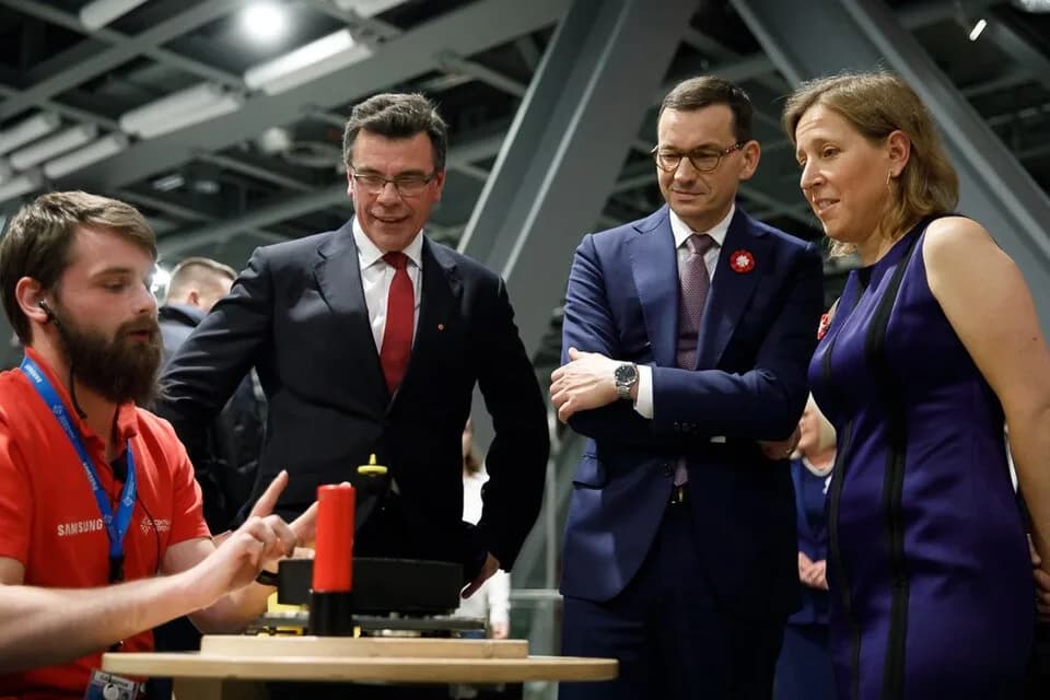 Susan Wojcicki - 100th anniversary of Poland's regaining of Independence
2018.11.11 Warsaw. Prime Minister Mateusz Morawiecki together with Susan Wojcicki, president of YouTube, visited the Copernicus