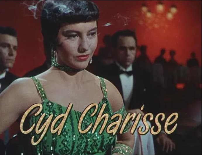 Cyd Charisse - Portrait of Cyd Charisse from Singin' in the Rain trailer