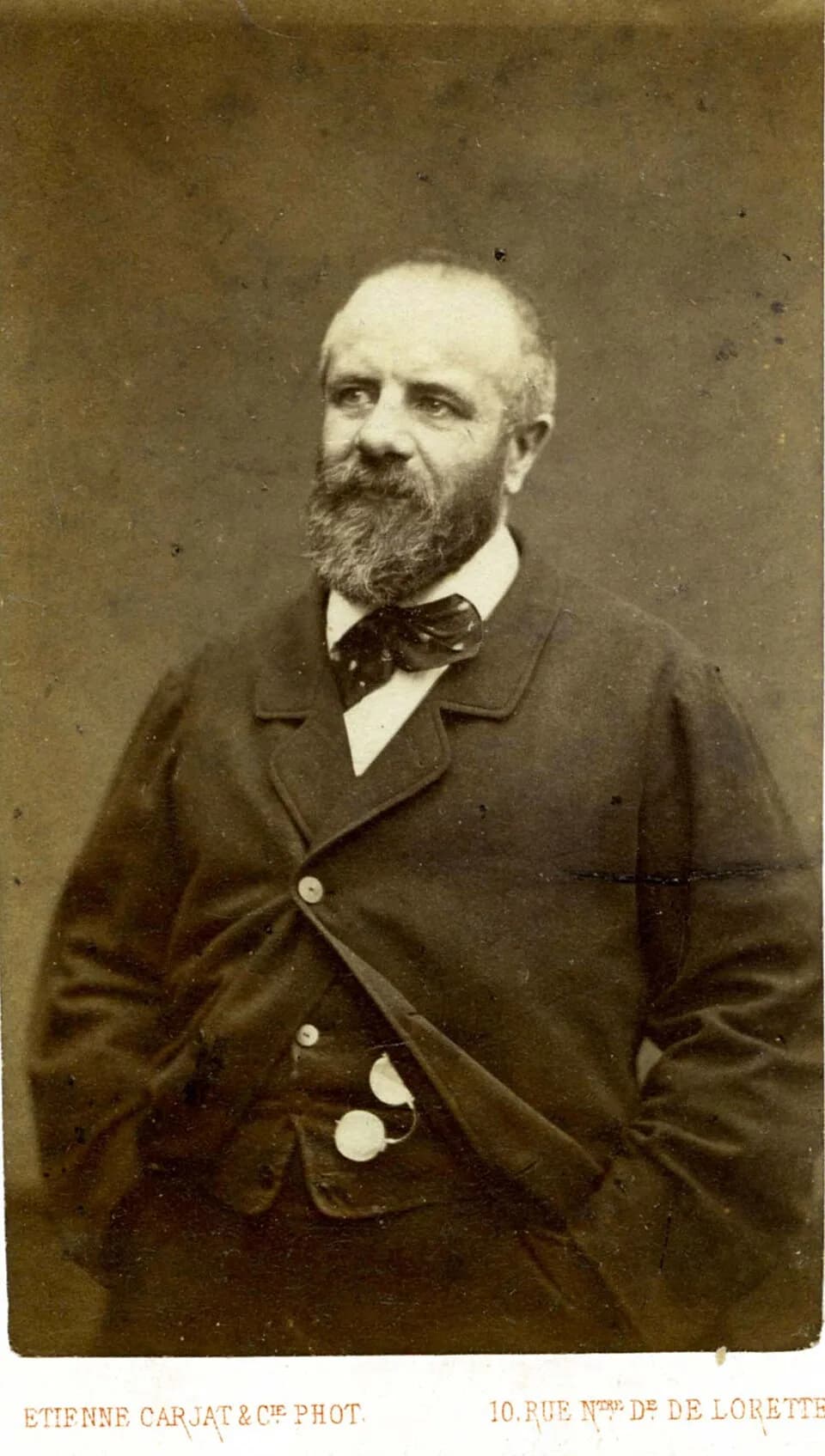 Eugène Pottier - Eugène Pottier photographié par Étienne Carjat.