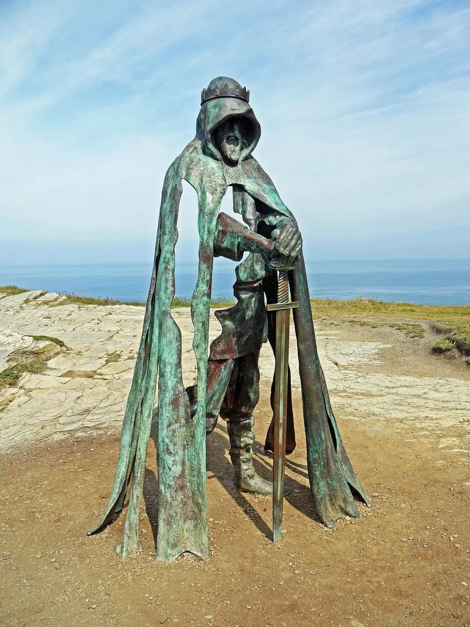 Donald Arthur Glaser — king, artus, metal, sculpture, bronze, excalibur, tintagel castle, artussage, legend, arthur, cornwall, united kingdom, king arthur, attraction, tourism, statue, overview, foresight, view, outlook, impressive, powerful, historical, english, story, british, epic, mythology, castle, coast, sage, long, sword, warrior, brave, strength, battle, long sword, artist, ruby, eynon, gallos, king, king, king, king, king, cornwall, king arthur, king arthur, story, sword, sword, warrior, warrior, battle