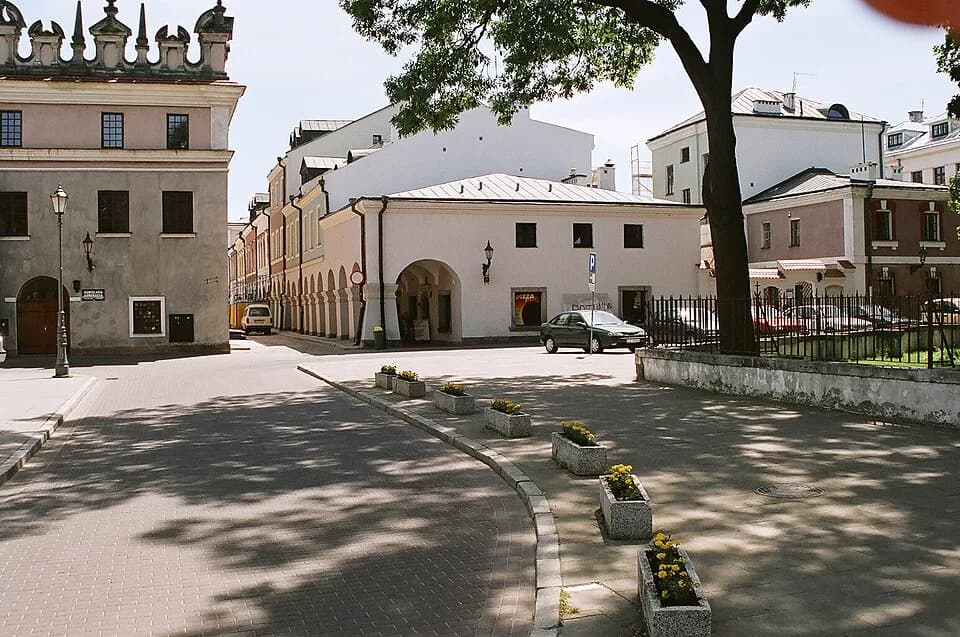 Rosa Luxemburg - Zamość, Kolegiacka St.; Rosa Luxemburg childhood home.