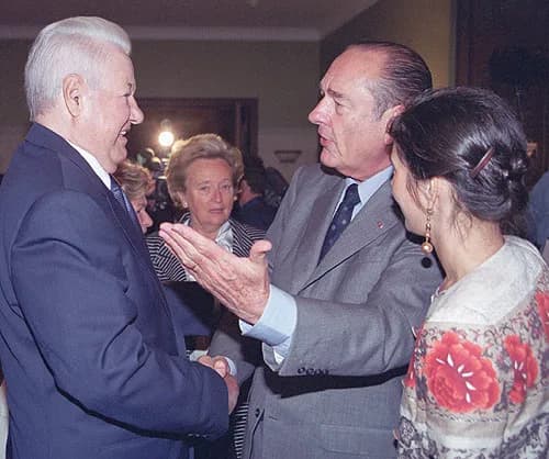 Jacques Chirac - BARVIKHA. With French President Jacques Chirac.