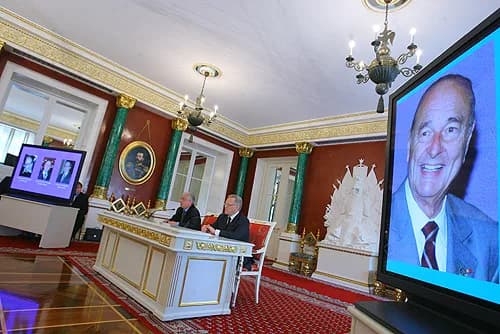 Jacques Chirac - THE KREMLIN, MOSCOW. Announcement of the winners of the 2007 National awards of the Russian Federation.