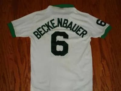 Franz Beckenbauer - Shirt Franz Beckenbauer, New York Cosmos 1977 (Uploaded using CommonsHelper or PushForCommons)