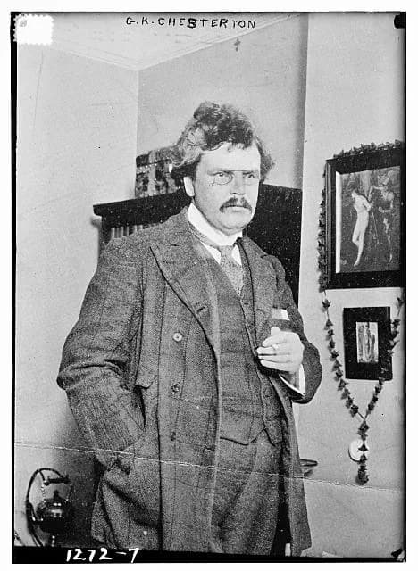 G. K. Chesterton - Gilbert Keith Chesterton, (b. 29 May 1874 – d. 14 June 1936), English writer