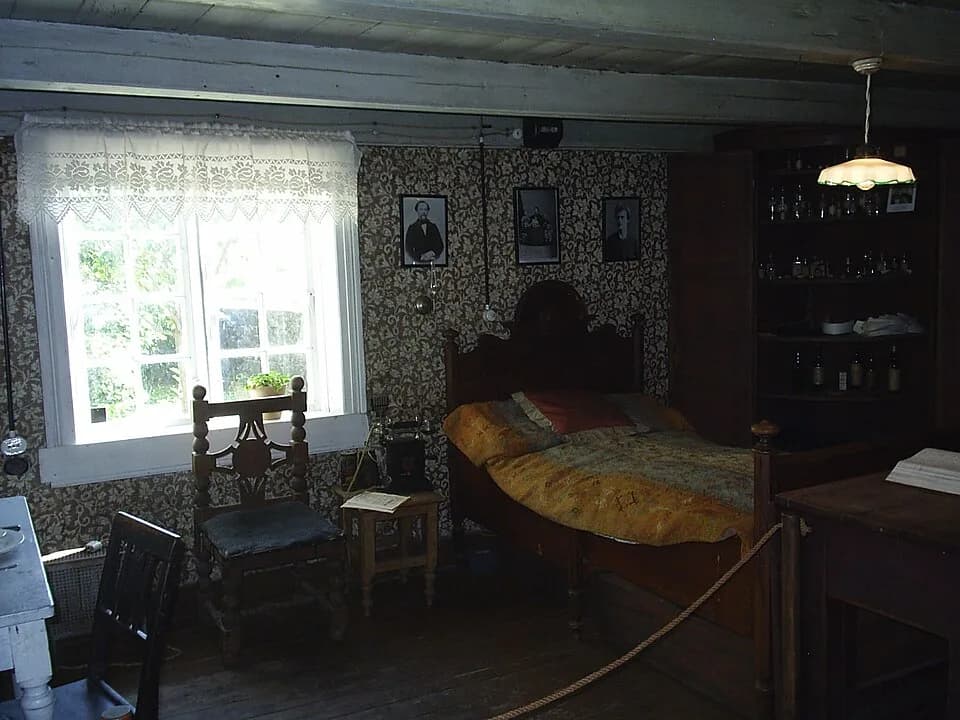 Edvard Munch - The interior of Edvard Munch's house in Åsgårdstrand, Norway