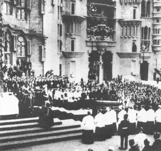 Antoni Gaudí - Funeral de Gaudí (12-06-1926)