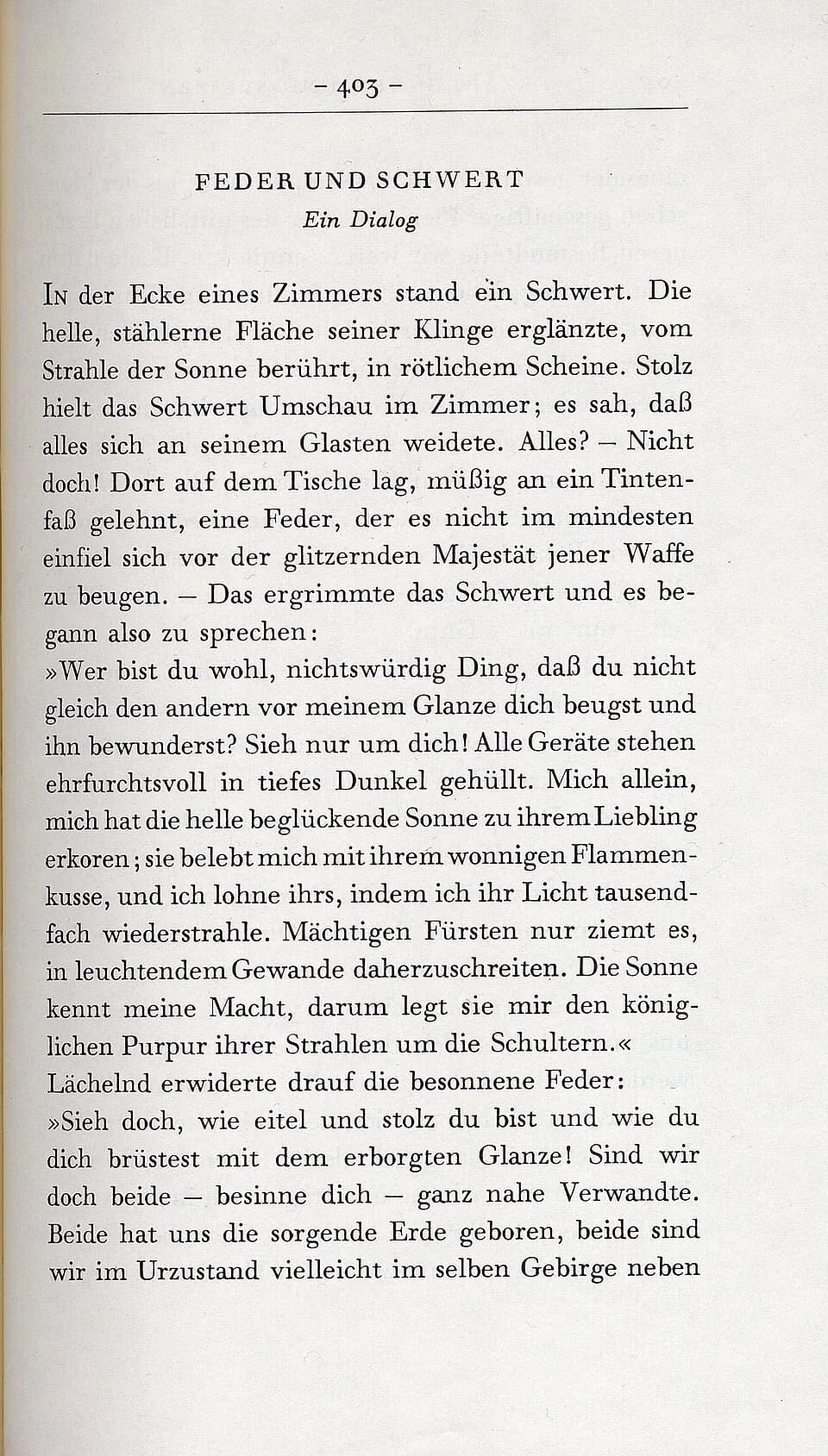Rainer Maria Rilke - Feder und Schwert, S. 403
