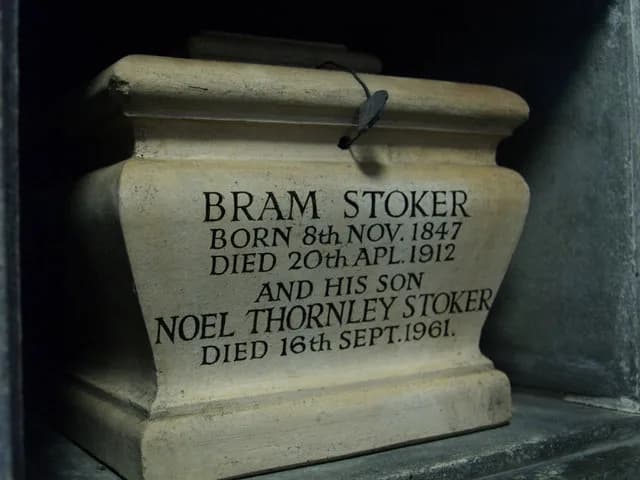 Bram Stoker - Bram Stokers ashes, Golders Green crematorium Final resting place for Bram Stoker, not on public view but locked away in the tower.